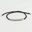 PULSO HILO NEGRO CON PLATEADO