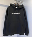 Burberry Hoodie logo Print Camel/ Black- Black / White
