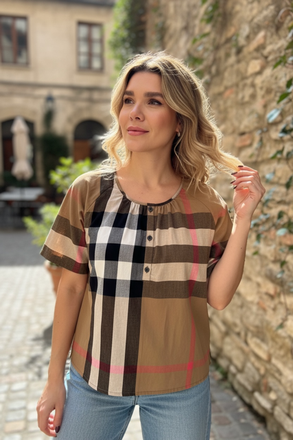 Gretton Top Taupe Brown