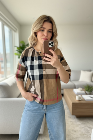 Gretton Top Taupe Brown