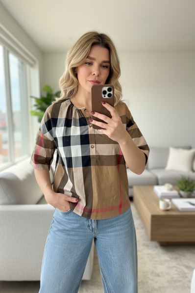 Gretton Top Taupe Brown